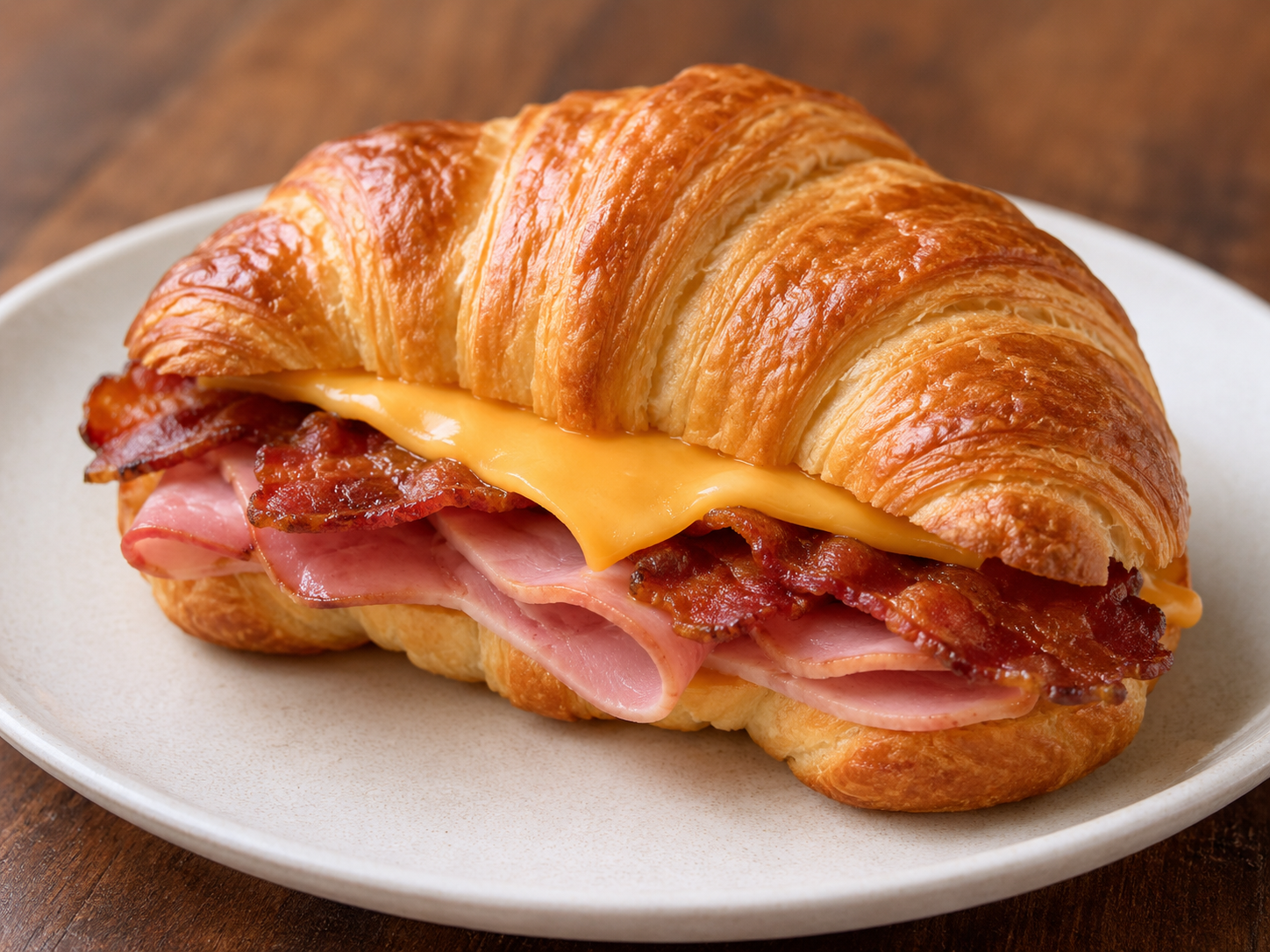 Croissant Ham Cheese Sandwich