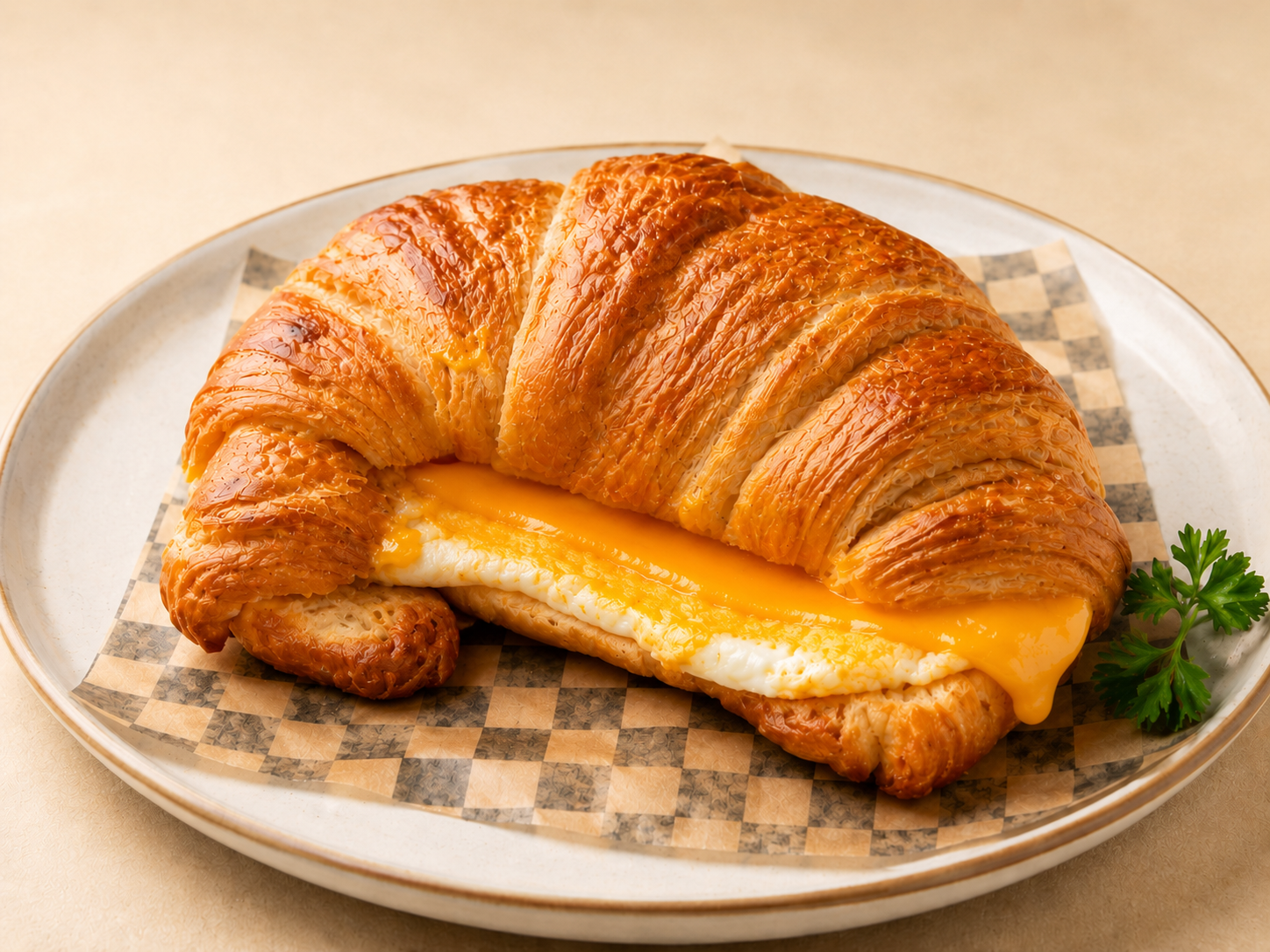 Croissant Ham Cheese Sandwich